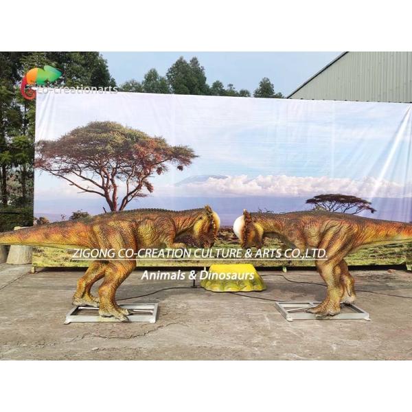 Theme Park 3M Animatronic Dinsoaur Life Size Pachycephalosaurus For Amusement Park
