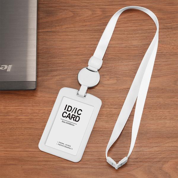 Office School ID Credit Cards Proximity Key Tastless Green ID Card Holder Protector Pouch