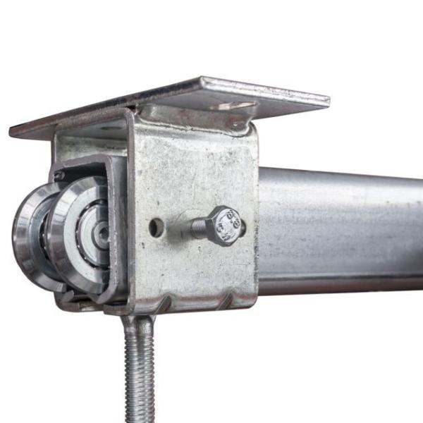 Barn Top Sliding Door Rails And Rollers 55mm With Bearing Two Wheels