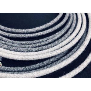 Logo Printing Cotton Braided Sleeving Matte Solid With High Density