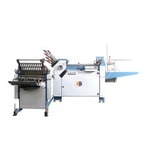 50*105mm Cross Fold Paper Leaflet Folding Machine Automatic Parallel For Booklet