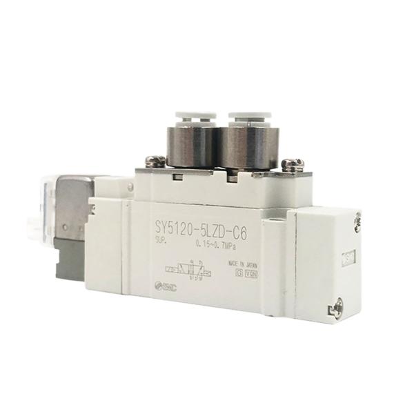 Buy 5-Port Valve SMC Solenoid Valves Single SY3120-5LZD-C6 SY3120-6LZD-C6 at wholesale prices