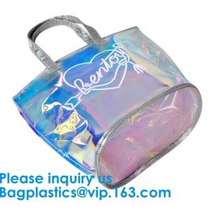 Holographic Makeup Bag Iridescent Cosmetic Bag Hologram Clutch Large Toiletries