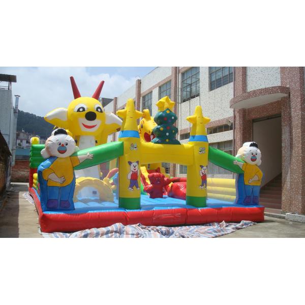 Playground Games Tarpaulin Inflatable Theme Park Kids Bouncy Castle