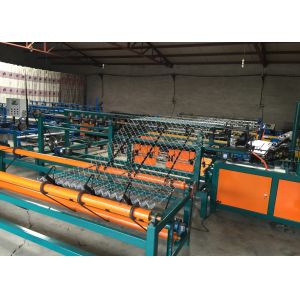 Industrial PLC System Control Chain Link Machine For Weave Chain Link Fence