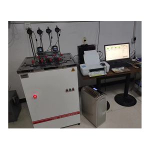 Computer Controlled Plastics HDT Vicat Testing Machine With Maximum Temperature