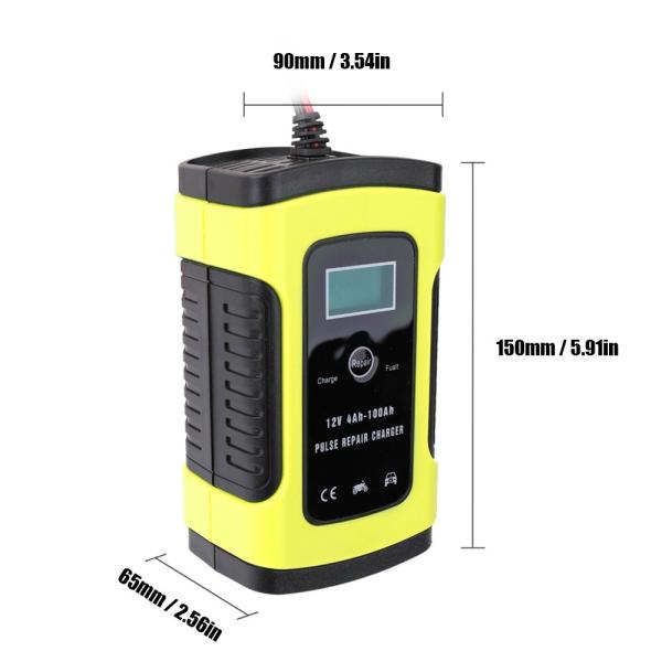 24V 8A LCD Touch Screen Car Pulse Repair Battery Charger