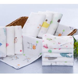 Two Layers 40S 125GSM Double Gauze Material Bamboo Swaddle Blanket