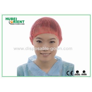 China Medical Disposable Bouffant Caps With Single Elastic on sale