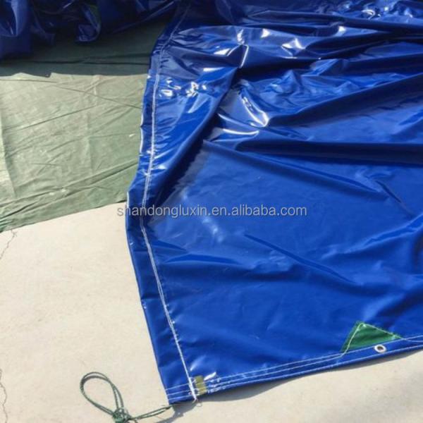 Buy 2m-100m Width PVC Tarpaulin Plastic Cover for Outdoor Tent Awning Camp Blue Poly Tarp at wholesale prices