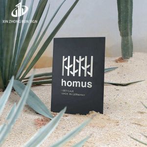 High Quality store signage front lit halo letter shop store name sign board