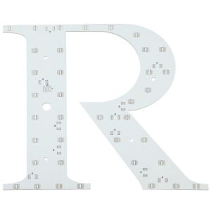 Single Side Aluminum Pcb Assembly White Silkscreen UL ISO13485