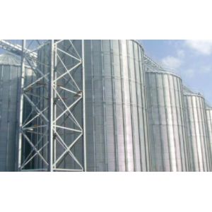Silo Hopper Bottom Grain Bins Good Sealing Bolting Dimension Customized
