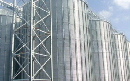 Buy Silo Hopper Bottom Grain Bins Good Sealing Bolting Dimension Customized at wholesale prices