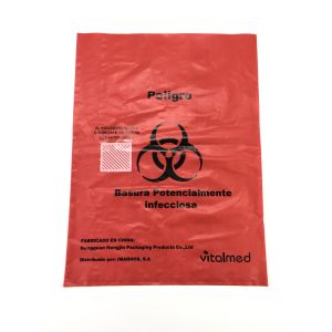 High Strength Polyethylene Chemo Biohazard Plastic Bags HDPE LDPE PP