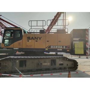Hydraulic 85 Tons Lattice Crawler Crane High Strength for 40m Lifting Height