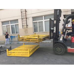 High Visibility Collapsible Wire Container Commercial Wire Mesh Stillage