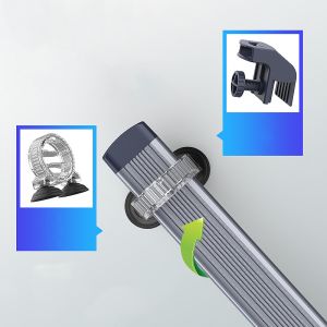 8790k 18cm Colorful Fish Tank LED Lamp Display Sucker Bracket Light Aquarium