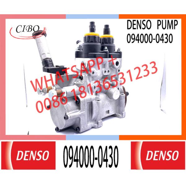 common rail high pressure diesel fuel pump 094000-0430 for hino for bus truck forward tractor industrial diesel engine