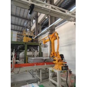 Quality 10-15Times/Min Robotic Arm Palletizer Servo Driven Automated Palletizer for sale