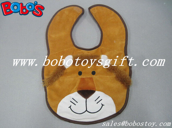 Buy 13"Cheap Baby Stuff Plush Brown Lion Baby Bibs at wholesale prices