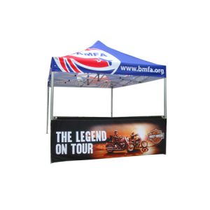 4x6 Waterproof Gazebo Tent 600D Oxford Fabric Graphic For Trade Show