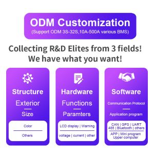 Smart BMS 12S 36V 150A Solar Home Energy Storage System Li-Ion Battery ESS With