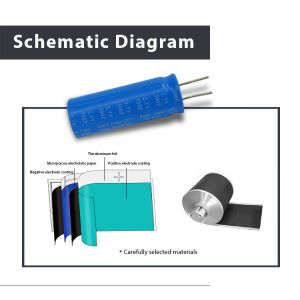 Electrolytic Supercapacitor Cell 2.7volt 500farad Graphene Material
