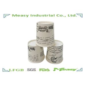Customised Lauched Coffee Milk Eco Friendly Paper Cups Biodegradable