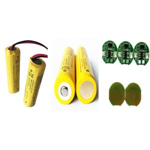 3.7 V 2600mah 18650 Rechargeable Battery With Protect Board For Wireless