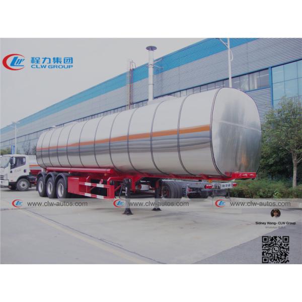 Buy 3 Axle 46cbm Aluminum Alloy Asphalt bitumenTanker Semi Trailer at wholesale prices