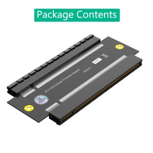 PCI Express PCI-E 3.0 16X Female to X16 Female Extension Connector Card