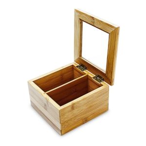 customized bamboo wooden tea chest boxes tea storage container
