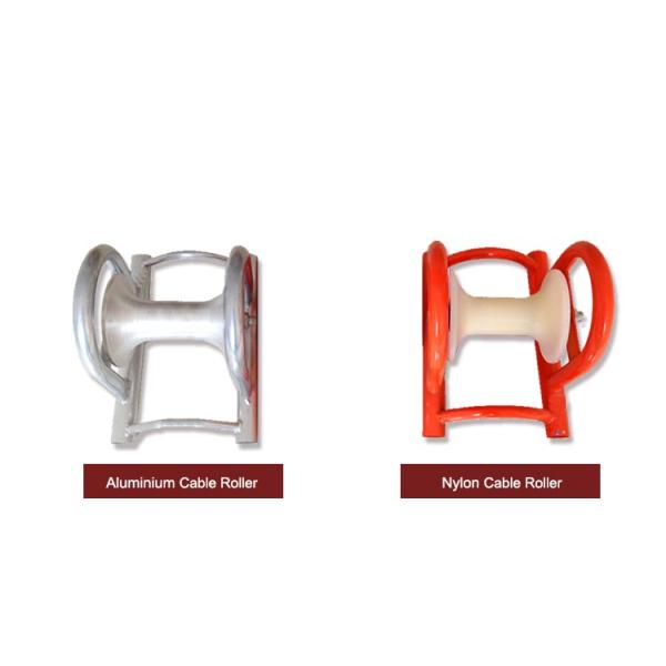 Straight Line Electrical Cable Pulling Rollers With Aluminum Wheel