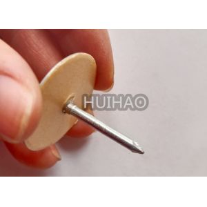 1" Length Galvanised Cup Head Capacitor Discharge Cd Weld Pins With Paper Washer