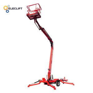 Quality Self Propelled 60 Ft Telescopic Boom Lift Truck Diesel Powered for sale