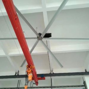 18ft Industry Warehouse Workshop Pmsm High Volume And Low Speed Ceiling Fan For