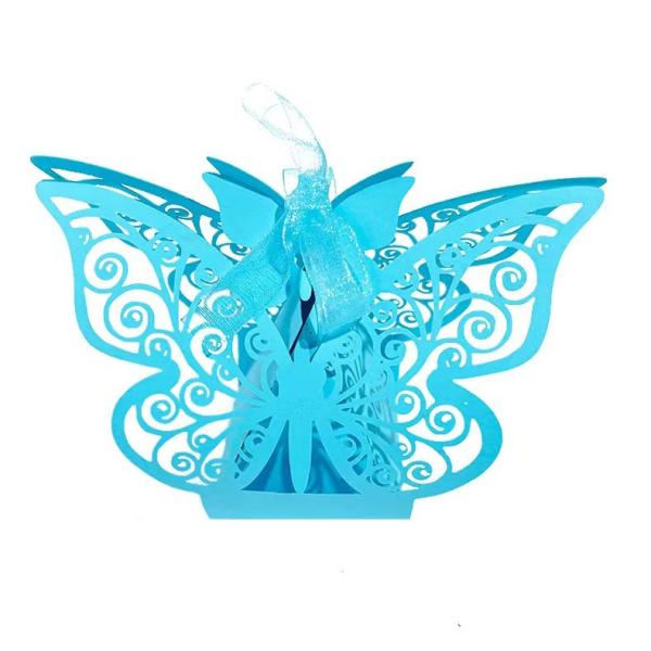 Cardboard Butterfly Exquisite Fancy Packaging Paper Boxes for Wedding Gift Party