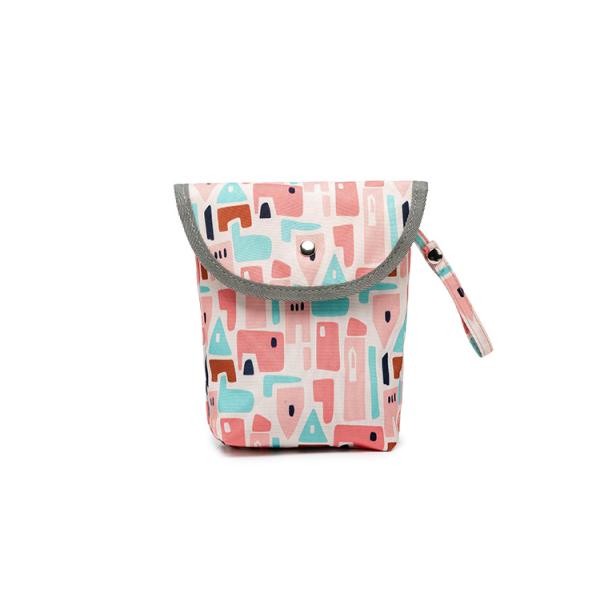 Wholesale Infant Cloth Toilet Diaper Bag Mini Waterproof Wet Dry Package for Baby Nappy Pouch Reusable Bag