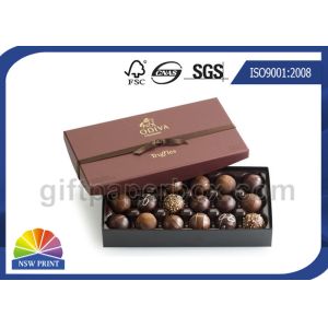 High End Chocolate Packaging Box With Ribbon For Valentine'S Day Gifts Packaging