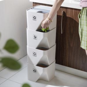 Domestic Separable Multi Functional Dustbin Bin For Hotel Home