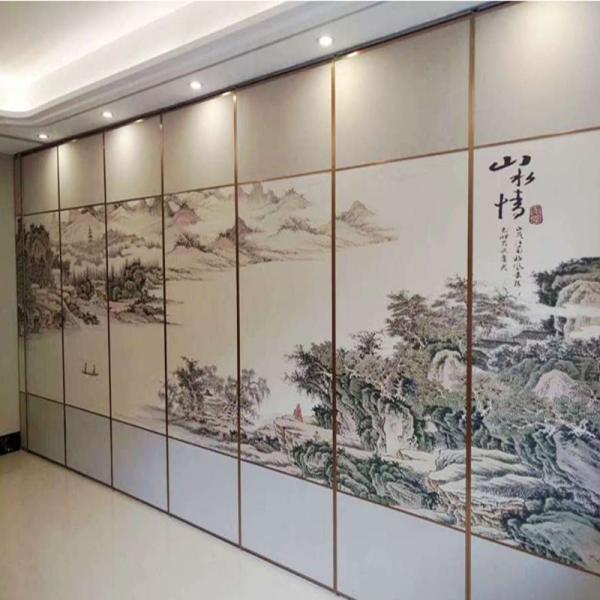 65 mm Acoustic Movable Partition Walls System Environmental Protection
