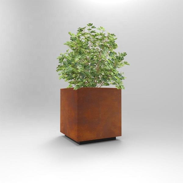 Buy 550L*550W*550H Mm Rectangle Flower Pots at wholesale prices