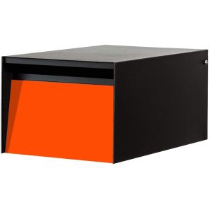 All-Season Matte Black Townhouse Outside Mailboxes with Practicality and