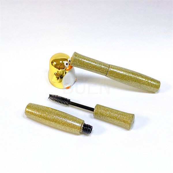 Buy Silicone Gold Mascara Tube UV Coating Mascara Wand Tubes 10ml at wholesale prices