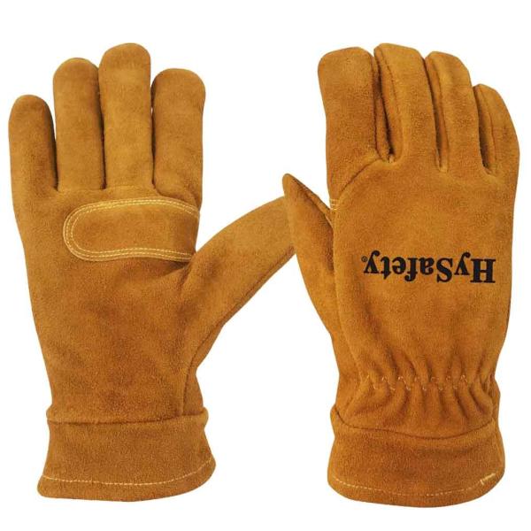 Buy Flame Retardant 2D Style Firefighter Work Gloves Moisture Barrier at wholesale prices