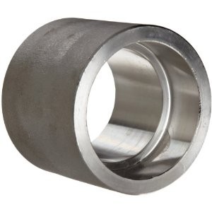 stainless ASTM A182 F316ti soket weld half coupling