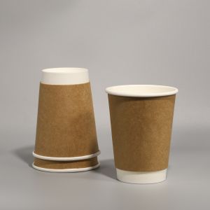 Customized Round Paper Cup For Hot Drinks And Coffee With 1 - 7 Colors Printing