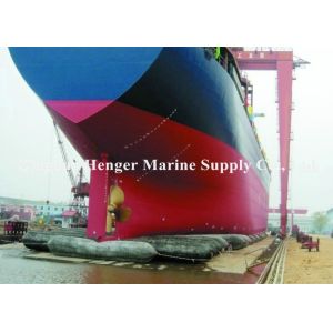 D1.8m*L20m Shipping Lauching Balloon Inflatable Rubber Airbag For Vessel