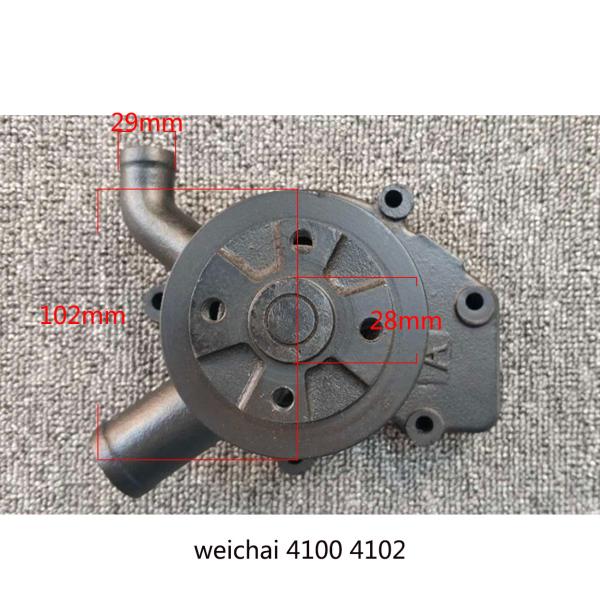 China WEICHAI K4100 K4102 Water Pump
